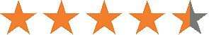 Reviews IO 4 and a half Star Rating